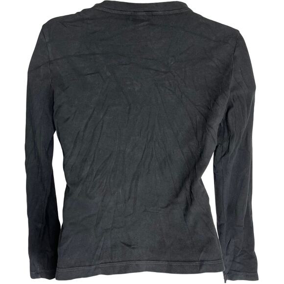 Non- Fiction by Tiger Brand Women S Cardigan Sweater long Sleeve Crew Neck Black - Picture 2 of 4